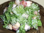 популярные рецепты салатов | салат цезарь с курицей