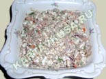 салаты из рыбы и морепродуктов | салат из печени трески со сладким перцем - рецепт с фото