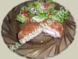 вторые блюда из курицы | куриные зразы с ветчиной и сыром - рецепт с фото