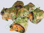 блюда из баклажанов | рулетики из баклажанов - рецепт с фото