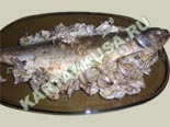 блюда из грибов | рыба, запеченная в рукаве с грибами - рецепт с фото