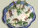 салаты из рыбы и морепродуктов | салат рыбки в пруду - рецепт с фото