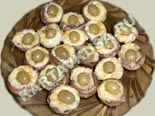 блюда из грибов | запеченные шампиньоны с сыром - рецепт с фото