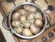картофель в мундире | приготовление - 3 шаг