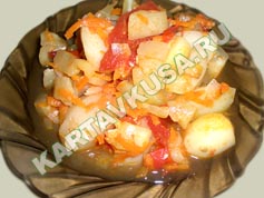 овощное рагу из кабачков с картофелем | приготовление - 9 шаг