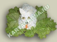 салат кролик | приготовление - 9 шаг