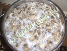 грибной суп из шампиньонов | приготовление - 2 шаг
