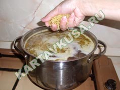 грибной суп из шампиньонов | приготовление - 10 шаг