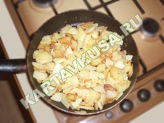 жареная картошка с грибами | приготовление - 4 шаг