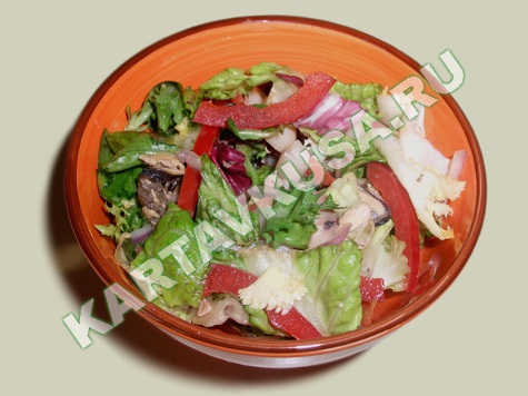 салат с морским коктейлем | пошаговый фото-рецепт