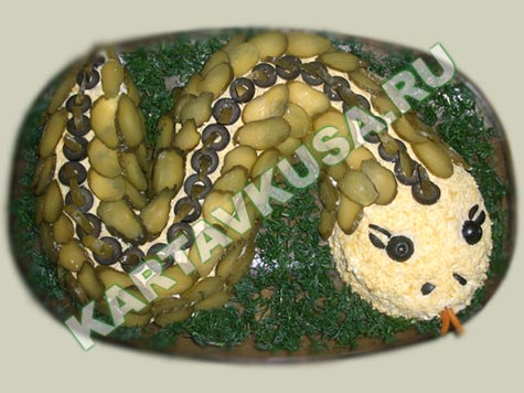 салат змея-2013 | пошаговый фото-рецепт