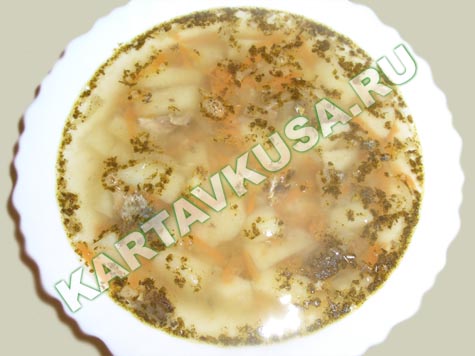 суп из рыбных консервов | рецепт с фото