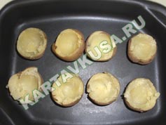картофель, фаршированный сыром | приготовление - 2 шаг