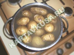 картофель в мундире | приготовление - 2 шаг