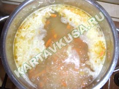 молочный суп с овощами | приготовление - 3 шаг