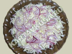 овощной салат с рыбой | приготовление - 2 шаг