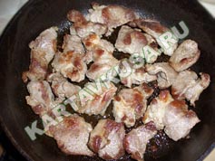 салат с жареной свининой | приготовление - 1 шаг