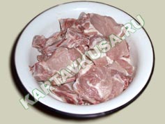 шашлык из свинины в гранатовом соке | приготовление - 1 шаг