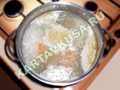 суп с клецками из куриного фарша | приготовление - 4 шаг