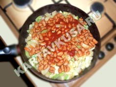 тушеные овощи с фасолью | приготовление - 3 шаг