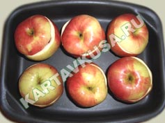 запеченные яблоки в духовке | приготовление - 4 шаг