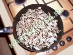 жареная картошка с грибами | приготовление - 1 шаг