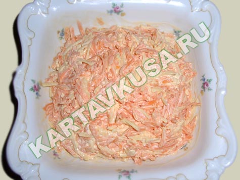 салат из тыквы с чесноком | рецепт с фото