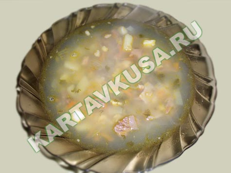 гороховый суп с копченостями | пошаговый фото-рецепт