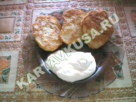 картофельные оладьи | рецепт с фото