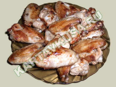куриные крылышки на сковороде | пошаговый фото-рецепт