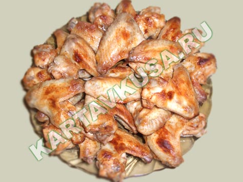 куриные крылышки в духовке | пошаговый фото-рецепт