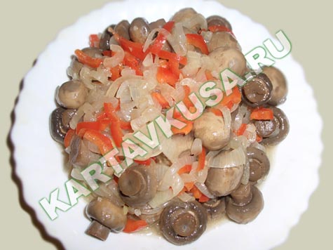 маринованные грибы по-корейски | пошаговый фото-рецепт