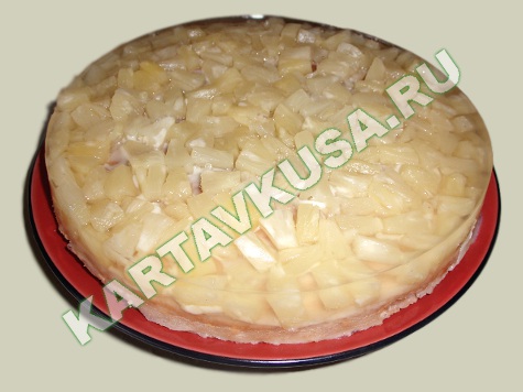 пирог с ананасом | пошаговый фото-рецепт