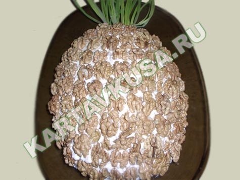 салат ананас | рецепт с фото