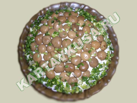 салат грибная поляна | пошаговый фото-рецепт