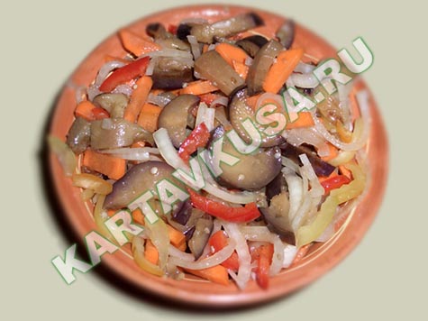салат из баклажанов по-корейски | пошаговый фото-рецепт