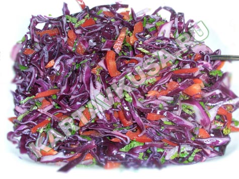 салат из красной капусты | рецепт с фото