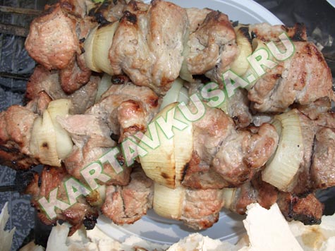 шашлык из свинины в кефире | пошаговый фото-рецепт