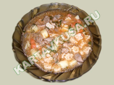 суп из индейки | пошаговый фото-рецепт