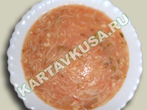 томатный суп с сыром| пошаговый фото-рецепт