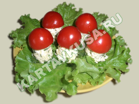 закуска из помидоров ГРИБЫ | пошаговый фото-рецепт